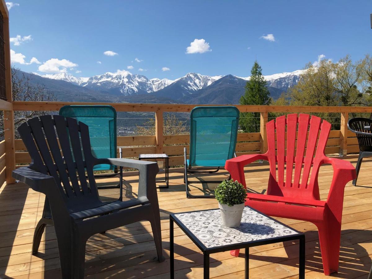 Chalet Avec Vue Lac Embrun Exterior foto