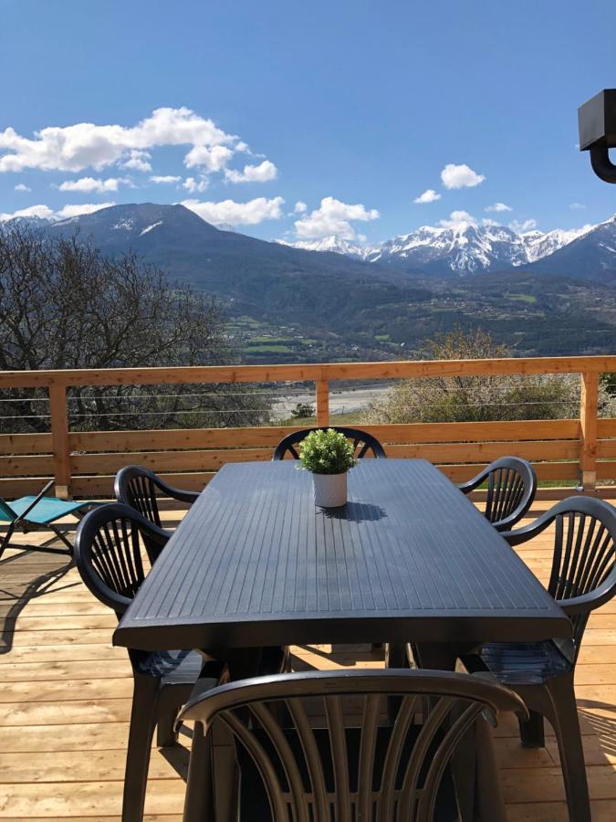 Chalet Avec Vue Lac Embrun Exterior foto