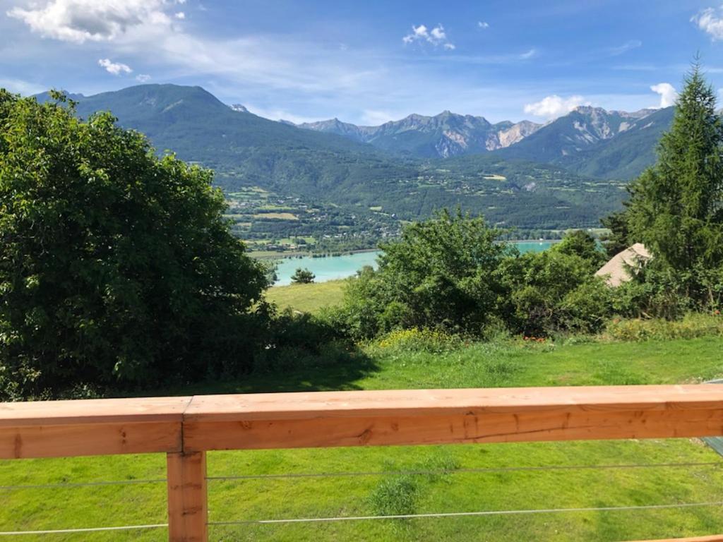 Chalet Avec Vue Lac Embrun Exterior foto